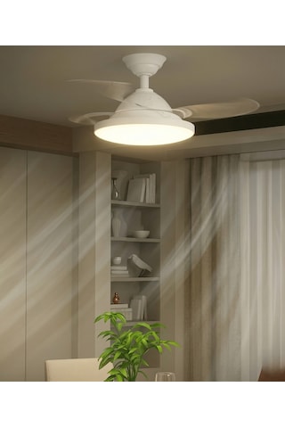 Cata Ct 1156 Dolunay 72w Fanlı Kumandalı Led Ampul 6400k Beyaz Işık