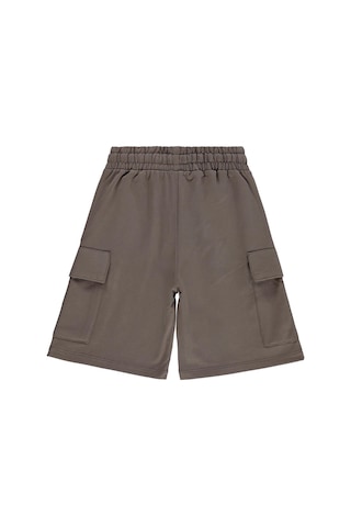 Civil Boys Basic Kargo Cepli 6-9 Yaş Kapri - Kahverengi Koyu Kahve