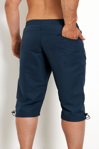 Enricoferry Erk Lacivert Hızlı Kuruyan Büyük Beden Kapri Edy2524b Lacivert