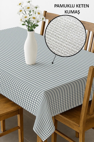 Şık Dokulu Leke Tutmaz Masa Örtüsü Msrt017 Renkli