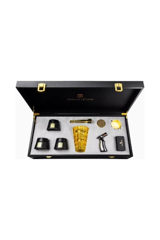 Touch Of Oud Dukhoon Hediye Seti, Arqa, Aghla, Amyaz Tütsü Ve Buhurdan