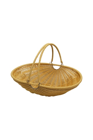 Suntek Pp Malzeme Açık Hava Piknik Depolama Sepeti Hafif Sarı