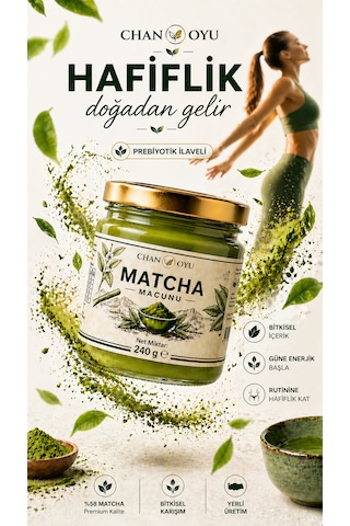 Matcha Maça Macunu 240 Gr