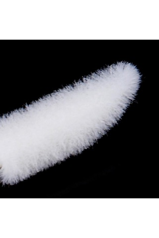 1000 Adet Tek Kullanımlık Dudak Fırçası Ruj Çubuğu Makyaj Araçları İçin Pamuklu Başlık