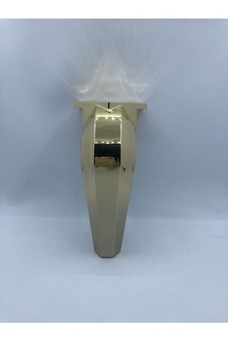 PLASTİK,15 CM GOLD KAPLAMA,KOLTUK,MOBİLYA AYAĞI (4 ADET)