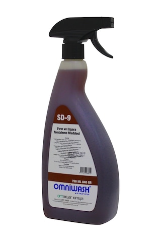 Omniwash SD-9 Fırın Ve Izgara Temizleme Maddesi 750 ML