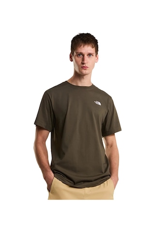 The North Face Evolution Simple Dome Regular Erkek T-shirt Nf0a8cz221l1 Yeşil
