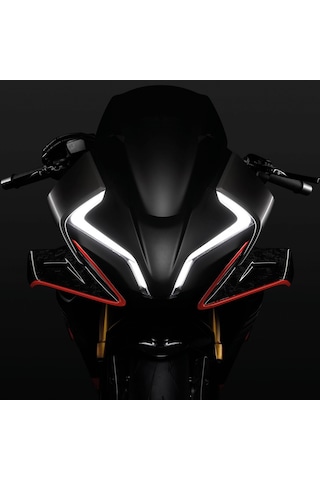 Cfmoto 450sr Ön Kafa Kırmızı Duman Stıcker Etiket Modeli Kaplama
