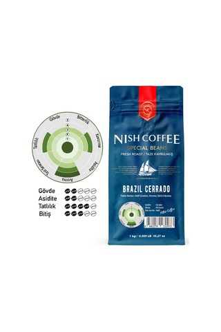 Nish Filtre Kahve Brazil Cerrado 1 KG