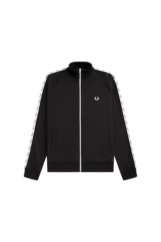 Fred Perry Erkek Siyah Logo Detaylı Ceket Siyah