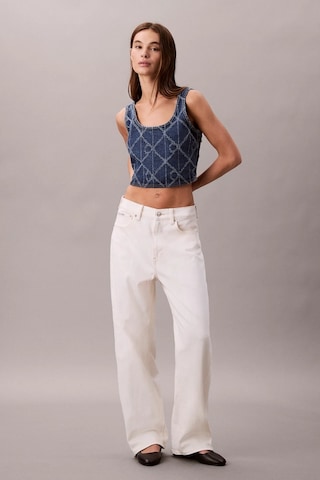 Calvin Klein Tamamı Baskılı Ck Atlantic Kadın Mavi Bluz Lv047d708g-yy2 Mavi