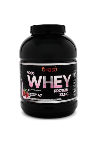 Hos %100 Whey Protein Çilek Aromalı - 1540gr