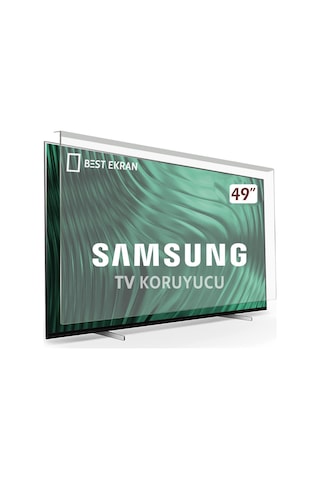 Bestekran Samsung Uyumlu UE49N5300AU TV Ekran Koruyucu 49" İnç 123 Cm