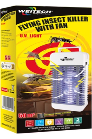 Weitech Belçika Malı-wk0116 Fan-uv Işıklı Sivrisinek Kovucu 50m2