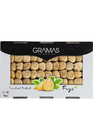 Gramas Premium Özel Dağ İnciri Protoben 3 Kg 2025 Yeni Sezon Ürünü İri Boy 3 KG