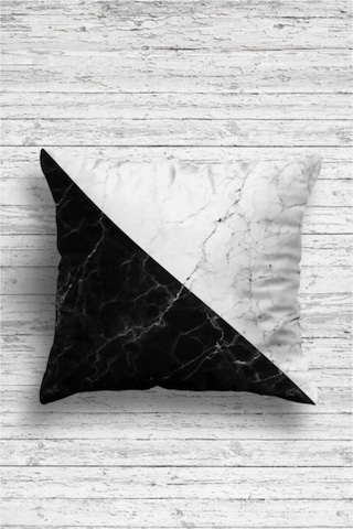 Dekoratif Kırlent Kılıfı 43x43cm Siyah
