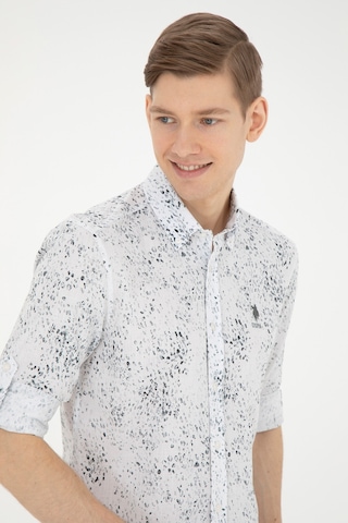 U.s. Polo Assn. Erkek Siyah Gömlek Desenli 50283711-vr046 Siyah