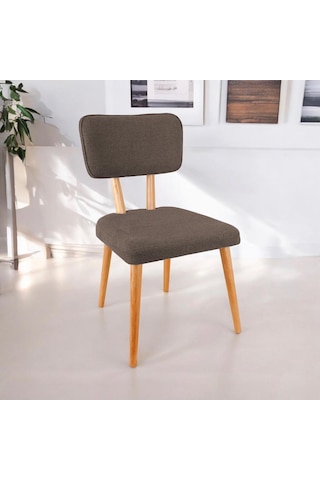 Polly Ahşap Sandalye Kahverengi 1 Adet