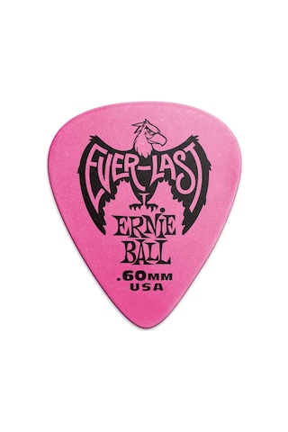 Ernie Ball Everlast Guitar Picks 1 Adet - 0.60 MM - Pink Pena