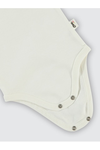 Civil Baby Bebek 5'li Çıtçıtlı Badi 0-3 Ay Beyaz Beyaz