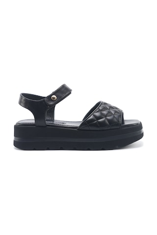 Nine West Orkessa 5fx Siyah Kadın Düz Sandalet 000000000101944959 Siyah