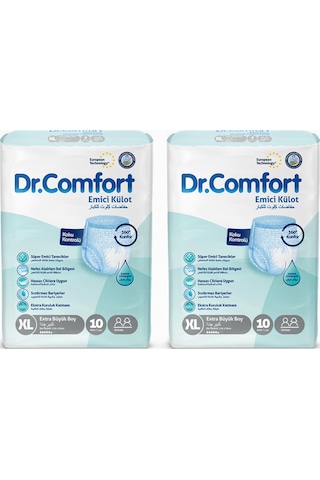 Dr.Comfort Yetişkin Emici Külot Ekstra Large 2 x 10'Lu 20 Adet