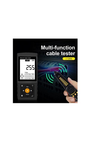 Novacom Lt-200 Rj45 Poe Uyumlu Çok Fonksiyonlu Kablo Test Cihazı
