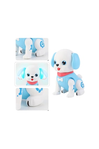 Aya Toys Fun Dog Sesli Işıklı Hareketli Pilli Köpek 40272 Mavi