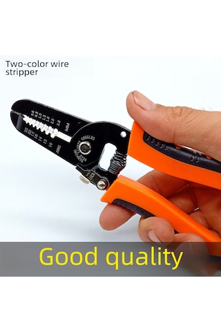 Maiyame 50 Çelik 7 İnç El Kesici: Elektrikçi İçin Zaman Tasarruflu, Güçlü Kablolu Ayağını Ve Kesme Aracı Sarı-siyah Büyük Boy