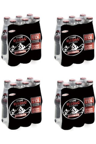 Uludağ Efsane Gazozu Şekersiz 250 Ml X 24 Adet