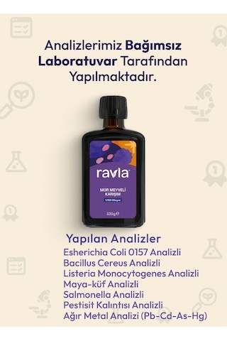 Ravla Mor Meyveli Karışım - 330g