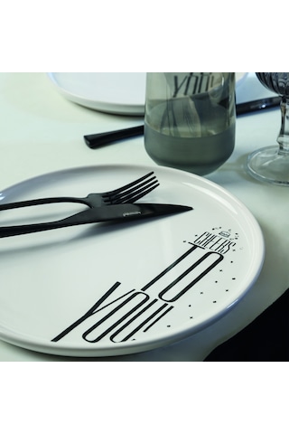 Keramika Dream & Cherrs Nordic Pasta Tabağı 22 Cm 4 Parça 22729-30 Beyaz