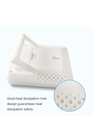 Moveevo Dijital Oda Sıcaklık Nem Ölçer, Büyük Ekran, Geri Aydınlatma, 24 Saatlik Bellek, Konfor Hatırlatıcı, Masaüstü/duvar Kurulu