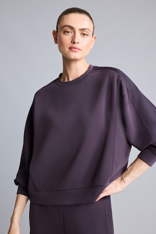 Defacto Ultra Yumuşak Oversize Bisiklet Yaka Dikiş Detaylı Modal Sporcu Basic Sweatshirt H4536ax26aupr467 Mor-pr467