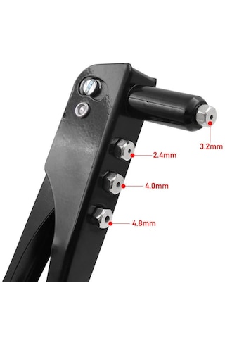 Manuel Pop Perçin Tabancası 2.4 Mm - 3.2 Mm - 4.0 Mm - 4.8 Mm