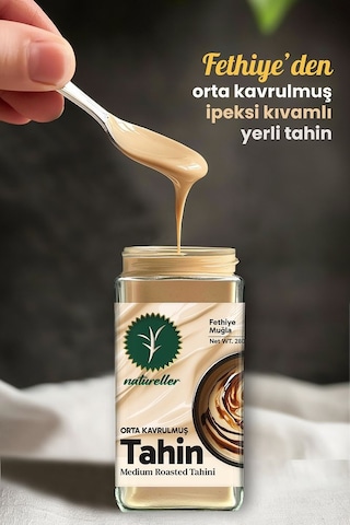 Natureller Tahin Orta Kavrulmuş Fethiye Yerli Susam 280 G