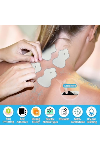 20 Adet Omron Tens Ünitesi İle Uyumlu Yedek Pedler Yeniden Kullanılabilir Pedler 10 Çift İndirimli Yeni Sürüm Xx Çok Renkli