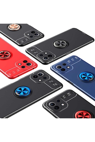 Xiaomi Mi 11 Lite Kılıf Zore Ravel Silikon Kapak Siyah