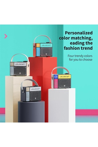 Taşınabilir Bluetooth Hoparlör Şarj Edilebilir Kablosuz Hoparlör Derin Baslı Tf Kart Usb Sürücü Destekli Parti Dış Mekan İçin Ev Dekorasyonu