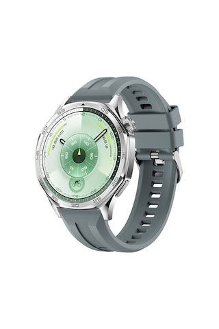 Amazfit Pace Nrtk Krd-148 22mm Silikon Kordon - Koyu Gri
