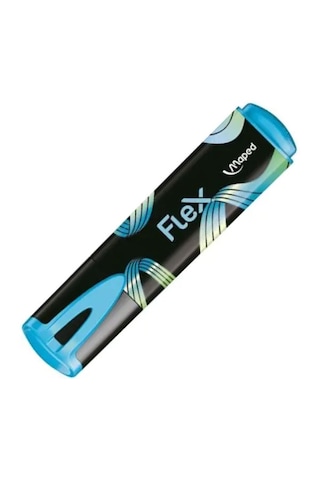 Maped Fluo Peps Black Flex Highlighter Mavi