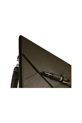Montblanc Orta Boy Zarf Kapaklı Defter Kılıfı 137172 Haki