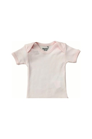 Mummy's Baby Kısa Kollu Çıtçıtlı Body Pembe