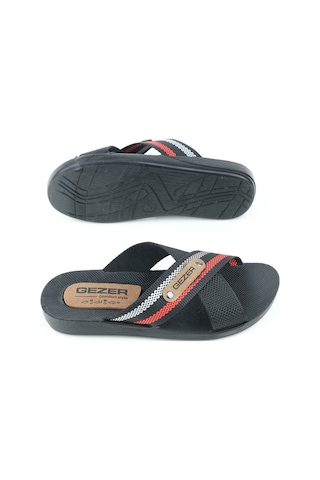 Gezer Yazlık Çapraz Halat Model Erkek Genç Terlik Gt1ygm.13278.00.010.0c Siyah