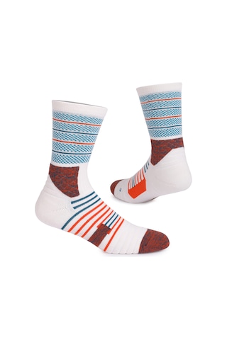 Folinda Spor Çorapları Basketbol Bisiklet Turizm Dağcılık İçin Yumuşak Yastıklı Taban Kayma Önleyici Orta Boy Erkek Kadın Tüm Cinsiyetler Kaki