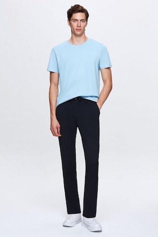 D's Damat Ds Damat Slim Fit Lacivert Beli Lastikli Bağcıklı Fermuarlı Likralı Rahat Jogger Pantolon 2HC03ORTJGR01 Lacivert