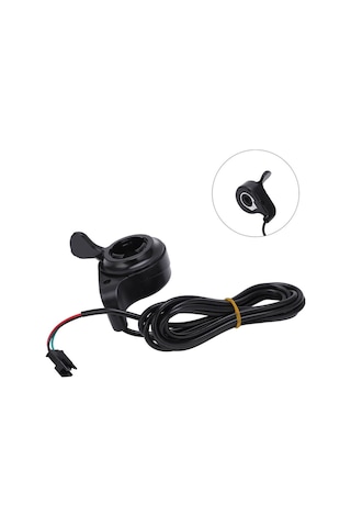 Elektrikli Bisiklet Gaz Kolu Scooter Motor Baş Parmak Hız Kontrol Ekransız Aksesuar Parça 23mm