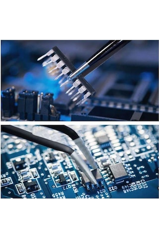 7 Çeşit Vetus Hassas Elektronik Cımbız Seti Antistatik Çelik