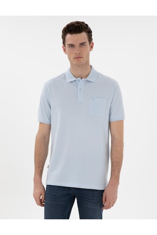 Pierre Cardin Erkek Açık Mavi Tişört Basic 50302538-vr003