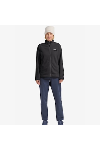 Jack Wolfskin Moonrise Kadın Siyah Outdoor Polar A63263 Siyah